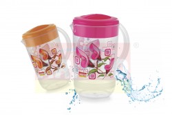 JUMBO JUG PRINTED METALLIC & CLEAR