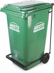 WHEEL WASTE BIN 90 LTR WITH PEDAL